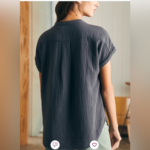 Faherty Dream Cotton 100% Organic Desmond Tee , Small - Picture 9 of 9